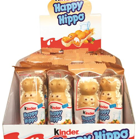 KINDER HAPPY HIPPO HAZELNUT T1 28x21G