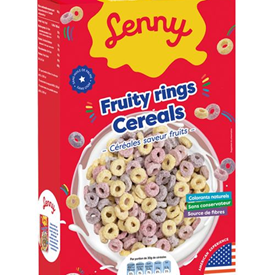 LENNY CEREALES FRUITY RINGS 300GR X12