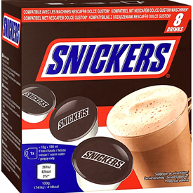 SNICKERS HOT CHOCOLATE 8 PODS 120GR X5