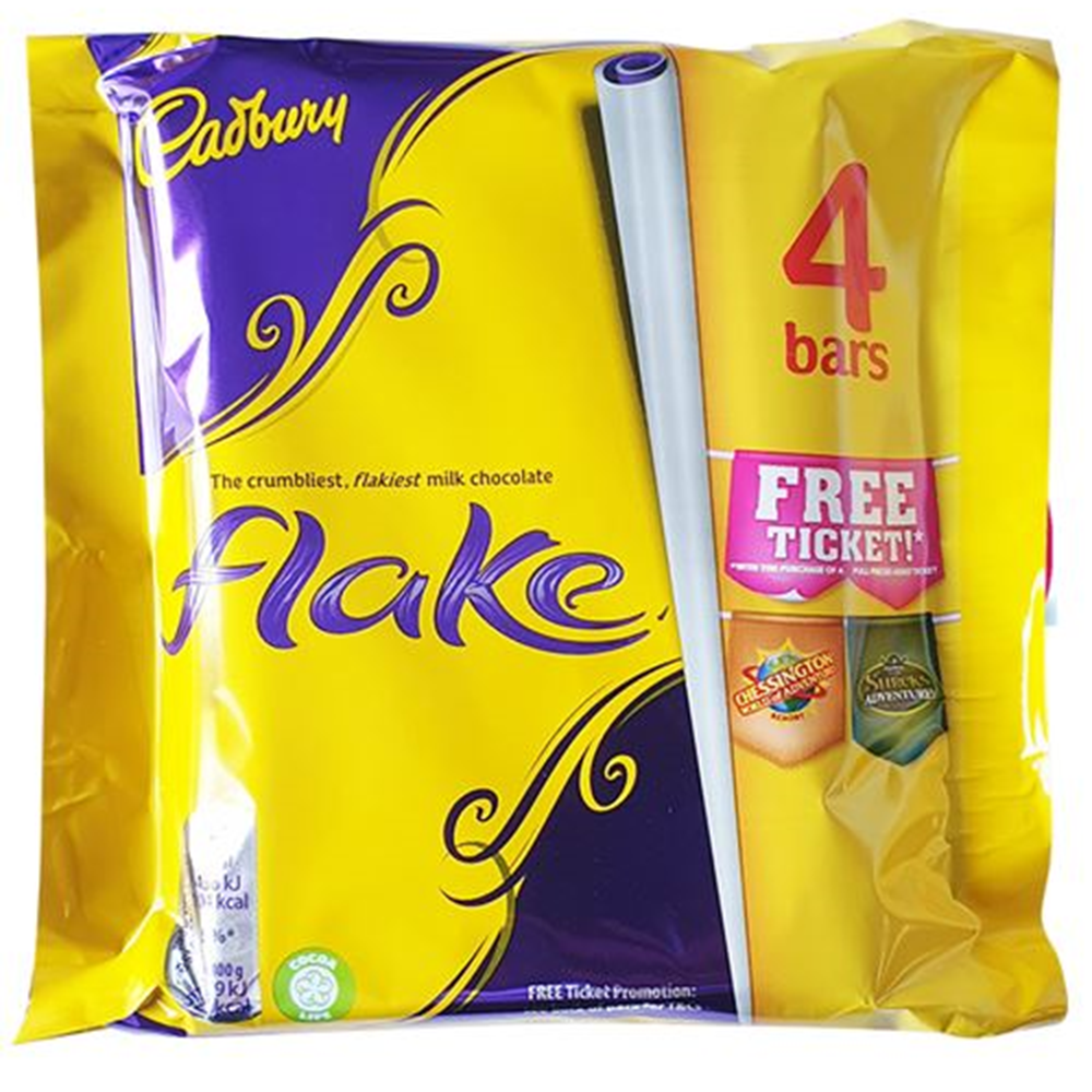 Cadbury Flake - 4 Count