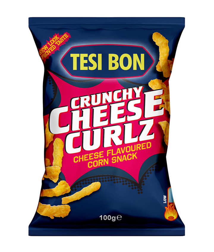 TESI BON CHEESE CURLZ 100GR X14