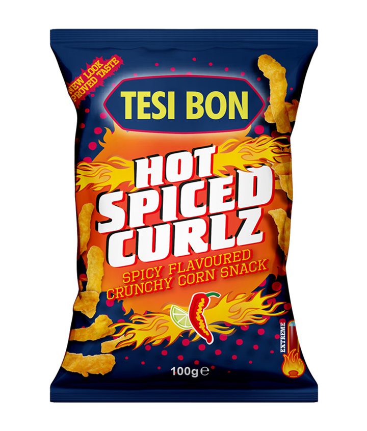 TESI BON HOT SPICED CURLZ 100GR X14