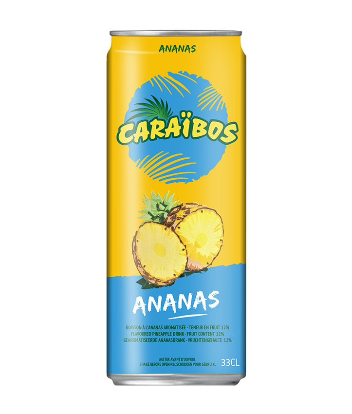 CARAIBOS JUS ANANAS CANS 330ML X24