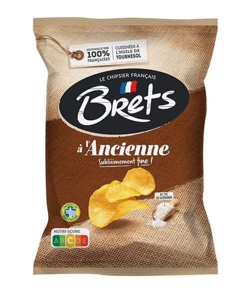 CHIPS BRETS ANCIENNE SEL GER. 125GR X 10