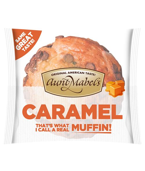 MUFFIN A.MABELS CARAMEL 100GR X16