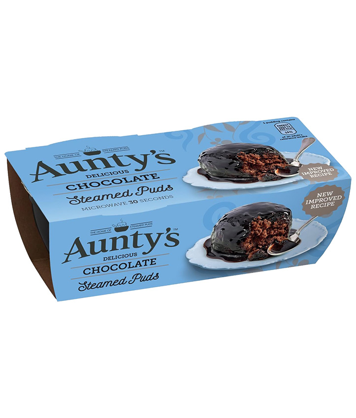 AUNTY'S CHOCOLATE PUDDING 2X95 GR X6