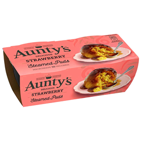 AUNTY'S STRAWBERRY PUDDING 2X95 GR X6