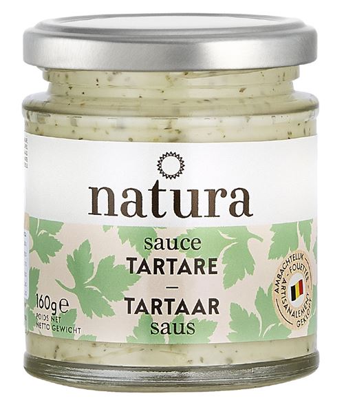 NATURA TARTARE SAUCE JARS 160GR X 12