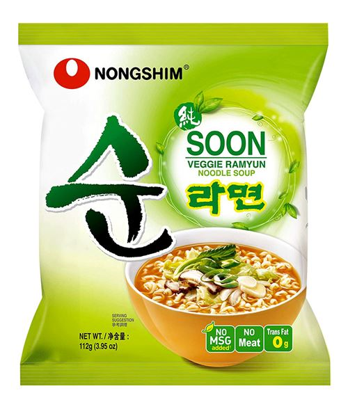 NONG SHIM SACHETS VEGGIE 112 GR X20