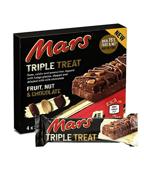 MARS FRUIT & NUTS 4PACK 4X32GR X10