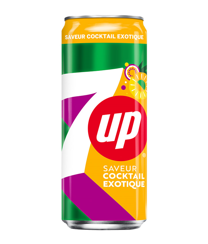 7UP EXOTIQUE CANS 330ML X 24