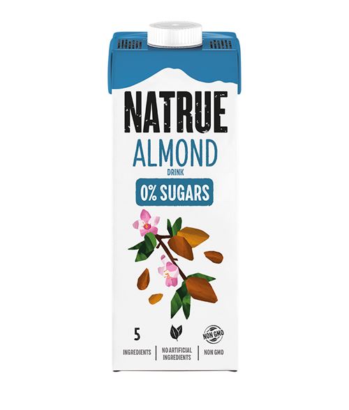 NATRUE ALMOND 0 SUGARS 1L X6