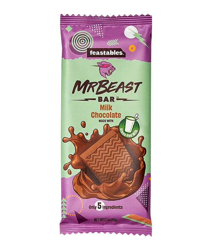 MR BEAST MILK CHOC. 60GR X10