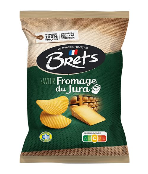 CHIPS BRETS FROMAGE DU JURA 125GR X 10