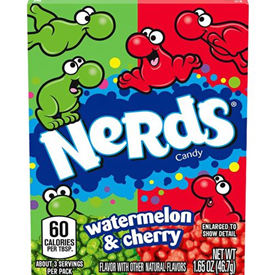 WONKA NERDS WATERMELON CHERRY 46,7GR X36