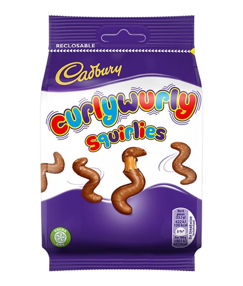 CADBURY CURLY WURLY BAG 110GR X10