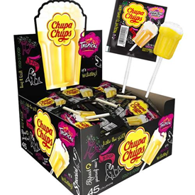 CHUPA CHUPS TROPICAL LOLLIPOPS 15GR X45