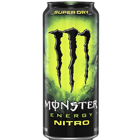 MONSTER NITRO SUPER DRY CANS 500ML X12