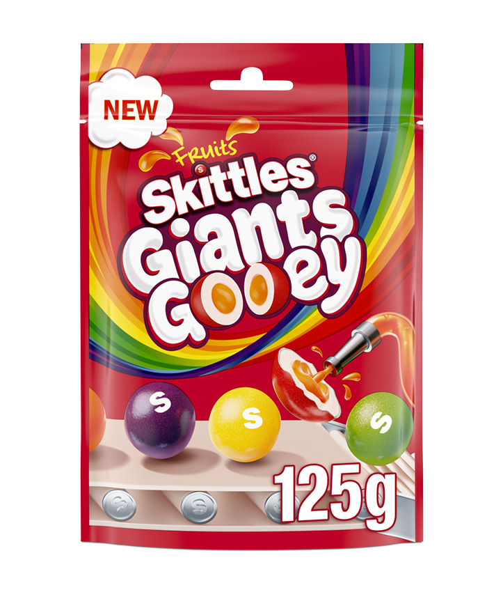 SKITTLES GIANTS GOOEY VEGAN 15X125GR