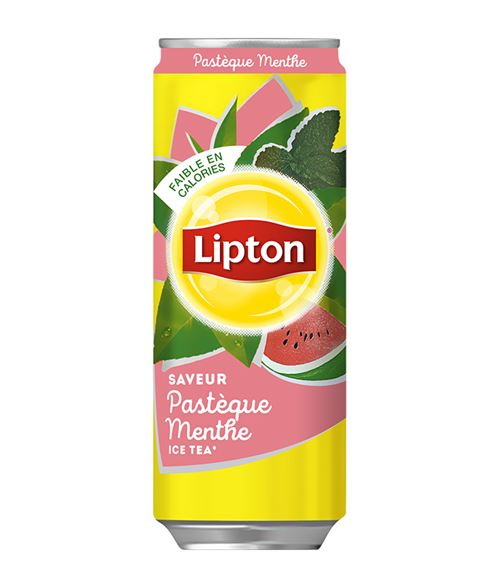 LIPTON WATERMELON MINT CANS 33CL X24