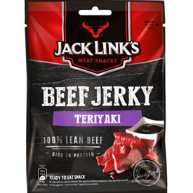 J LINKS BEEF JERKY TERIYAKI CL. 25GR X12