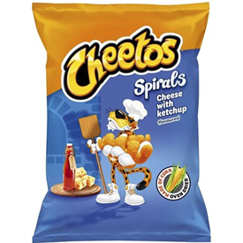 CHEETOS SPIRALE CHEES KETCH (61901)130GR X14