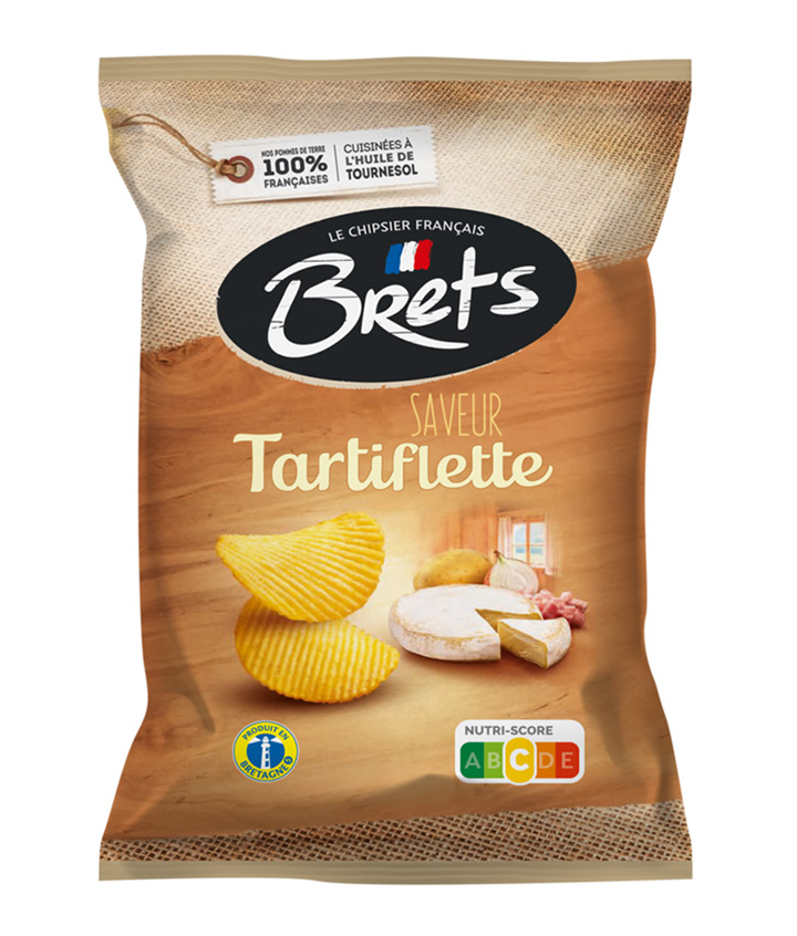 CHIPS BRETS TARTIFLETTE 125GR X10