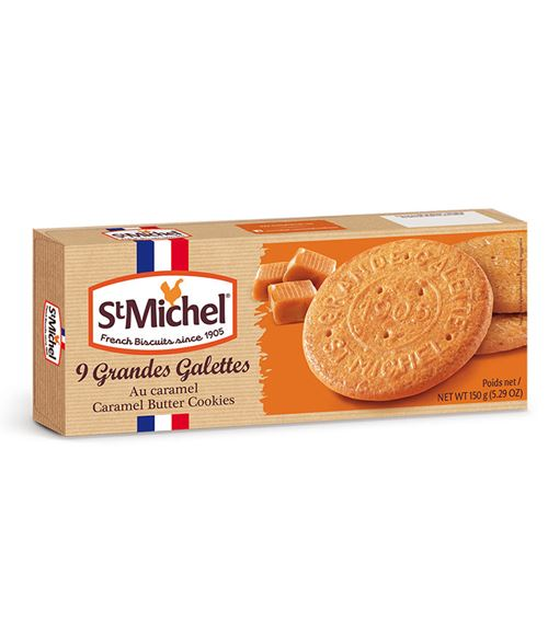 ST MICHEL GRANDE GALETTE CARAMEL 150GR X12