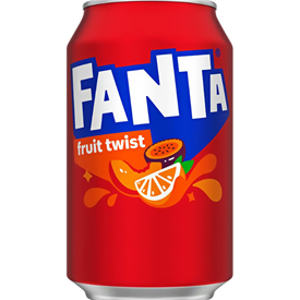 FANTA FRUIT TWIST IMPORT UK CANS 33CL X 24