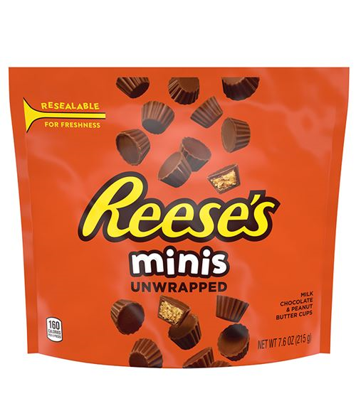 REESE'S MINIS PB. CUPS POUCH 215GR X8