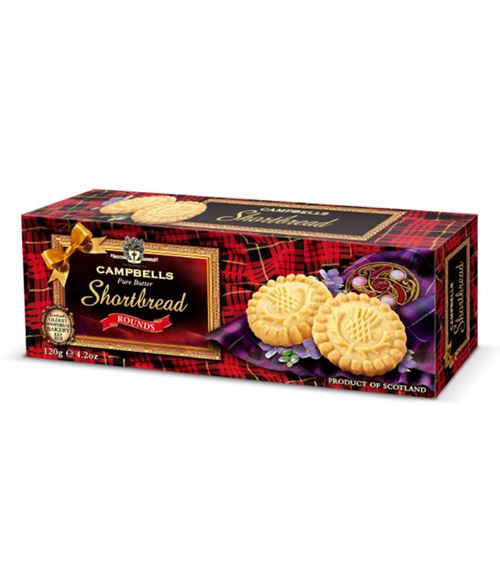 CAMPBELLS(732) SHORTBREAD ROUNDS 120GRX24