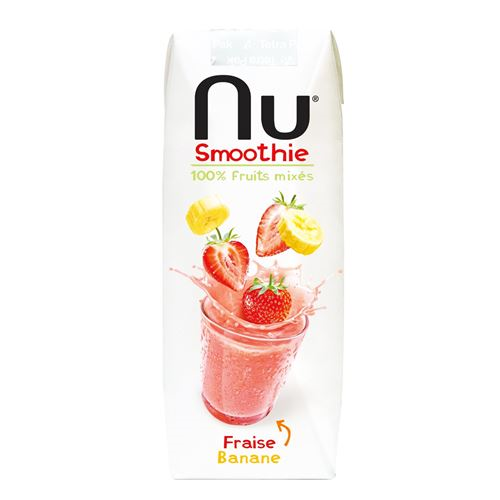 NU SMOOTHIE STRAWBERRY / BANANA 12 X33CL