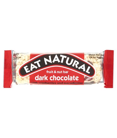 EAT NAT CRAN MAC DARK CHOC 12X40GR