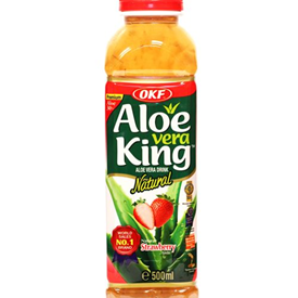 OKF ALOE VERA STRAWBERRY DRINK  500ML X 20