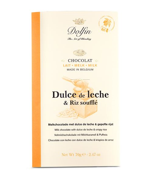 DOLFIN BAR MILK / DULCE DE LECE 70GR X 15