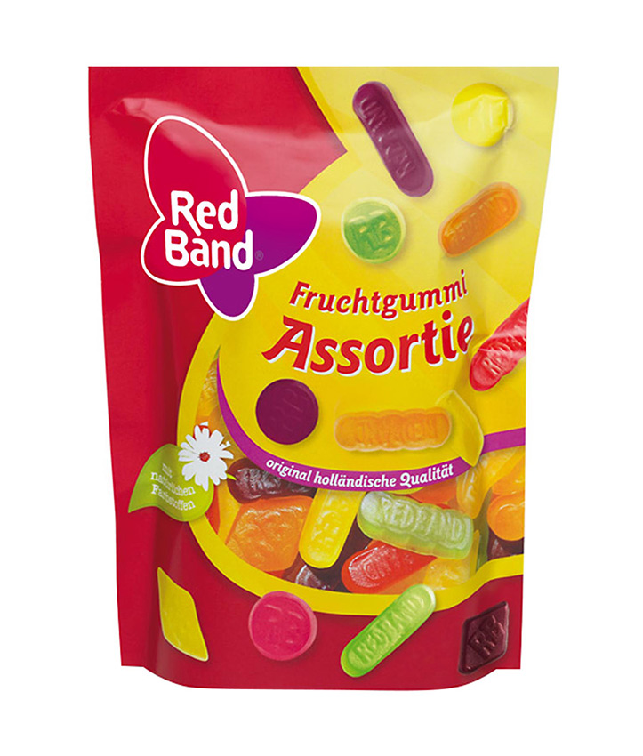 RED BAND POUCH FRUITS ASST. 200GR X11