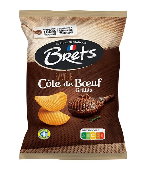 CHIPS BRETS COTES DE BOEUF 125GR X10