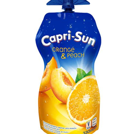 CAPRI-SUN POUCH ORANGE PECHE 330ML X15