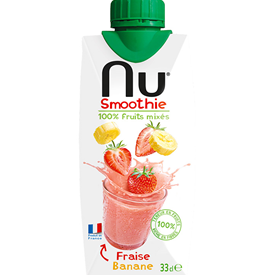 NU SMOOTHIE STRAWBERRY / BANANA 12 X33CL