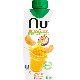 NU SMOOTHIE ORANGE MANGO PASSION 12 X33CL