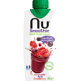 NU SMOOTHIE GRENADE CRANBERRY 12 X33CL