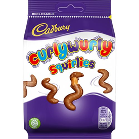 CADBURY CURLY WURLY BAG 110GR X10