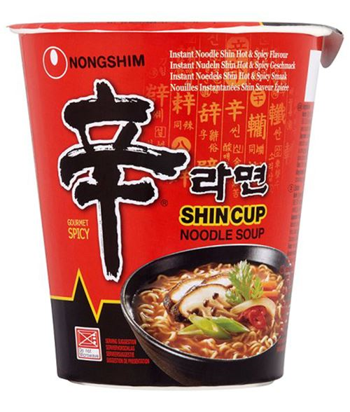 CUP. NOODLE NONG SHIM KOREA 68GR X12