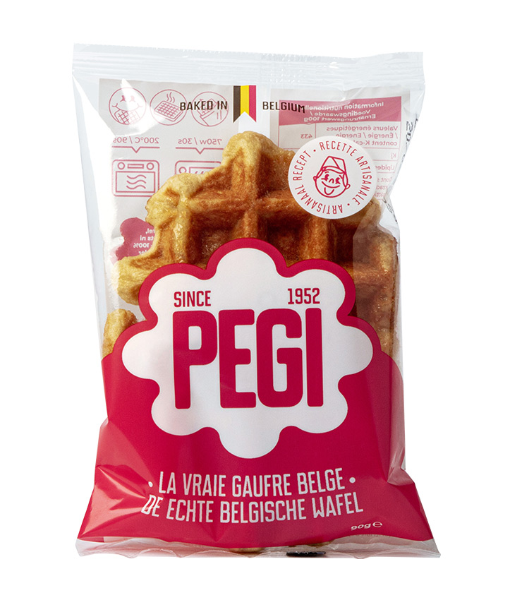 PEGI CLASIC WAFFLES 90GR X20