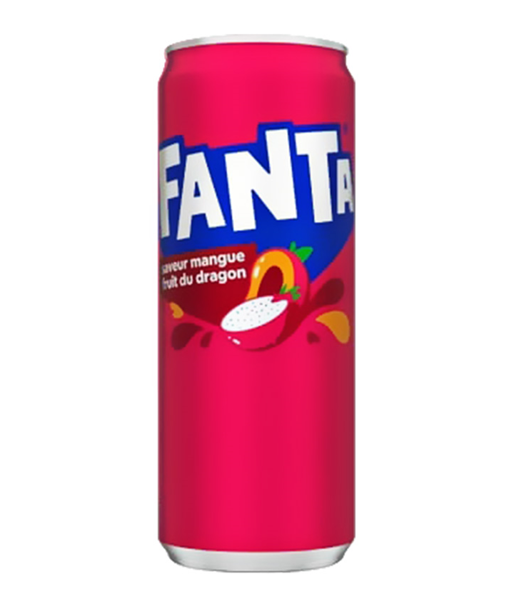 FANTA MANGUE FRUIT DU DRAGON SLIM CANS 33CL X24