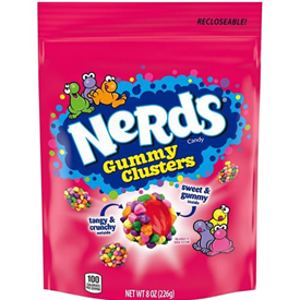 NERDS CLUSTERS DOYPACK 227GR X6