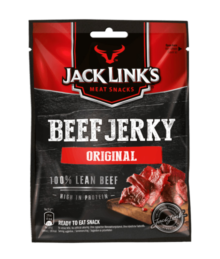 J LINKS ORIGINAL BEEF CLIPS. 25GR X12