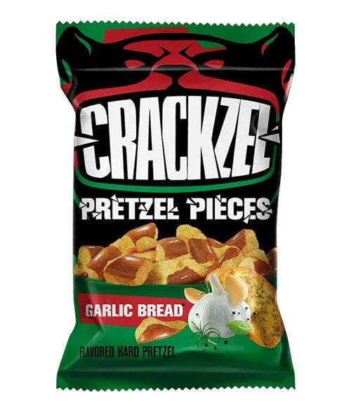 CRACKZEL PRETZEL GARLIC BREAD 85GR X24