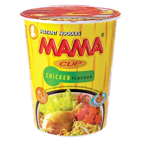 MAMA I.CUP NOODLES CHICKEN 70GR X16
