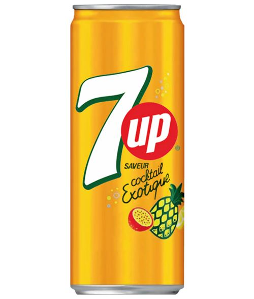 7UP EXOTIQUE CANS 330ML X 24